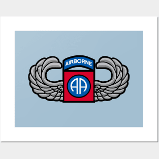 82nd Airborne Jump Wings Posters and Art